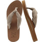 Flip Flops for Women Arch Support Summer Pool Sandals Camel Size 9.5