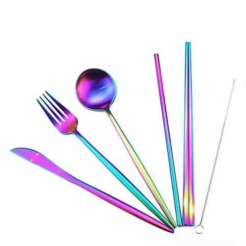 Luxury Rainbow Matte Portable 18