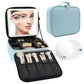 Travel Makeup Bag with LED Mirror and 10x magnifying glass with 3 Lighted Settings
