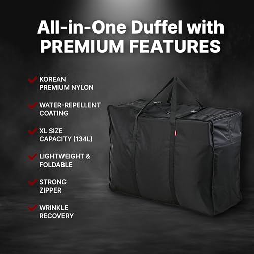 Professional Quality Large Nylon Duffel Bag