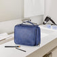 Hanging Toiletry Bag for Men PU Leather Shaving Dopp Kit