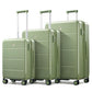 3 Piece Luggage Set Expandable Hardside Suitcases with Spinner Wheels (3 Count)