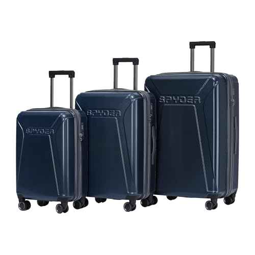 Traverse 3 Piece Carry On & Checked Suitcase Set with 360° Spinner Wheels (3 Count)