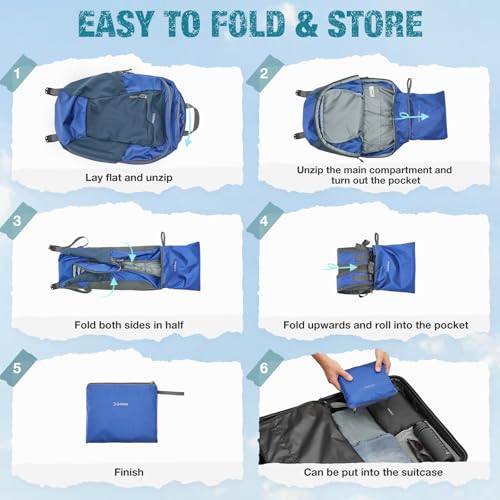18L Lightweight Packable Hiking Backpack for Men Women