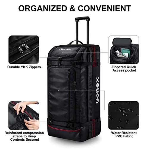 Rolling Duffle Bag with Wheels