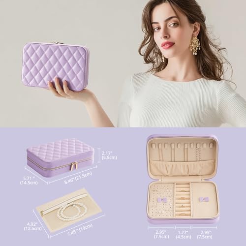 Travel Jewelry Case for Women Girls