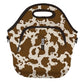 LunchTote Zippered Bag Insulated Neoprene Caddy (Cowgirl / X-Large 6.5 Quart Lunch Tote)