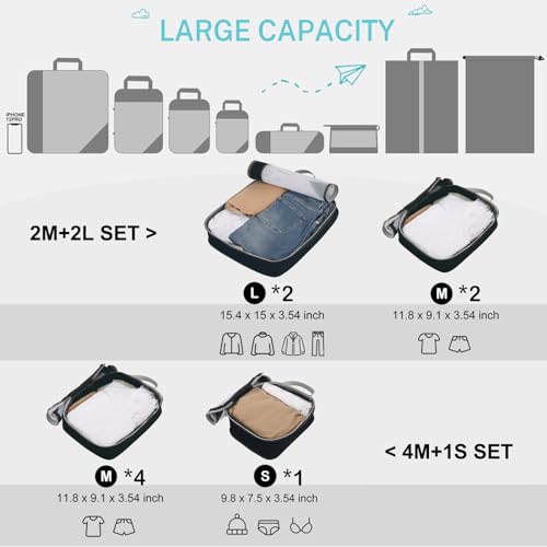 Compression Packing Cubes