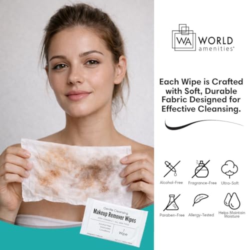 Individual Makeup Remover Wipes (50 Count)