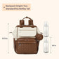 Leather Diaper Bag Backpack