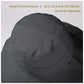 Womens Sun Hats Wide Brim Reversible Bucket Cotton Hat Packable Summer Travel Cap with Hat Clip