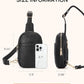 Crossbody Bags for Women Leather Cross Body Sling Bag for Woman Travel Black