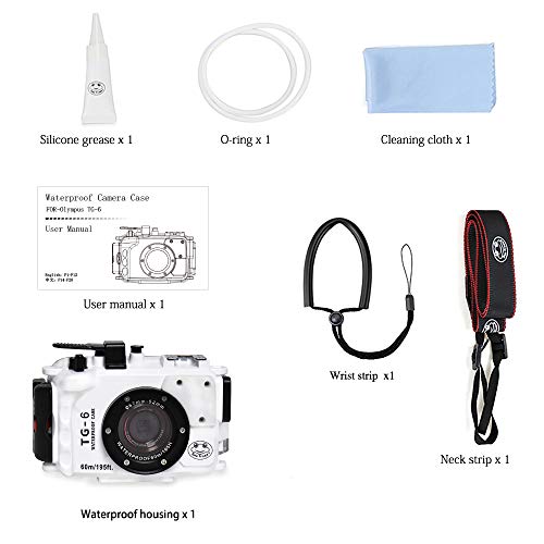 Seafrog WPC TG6 Waterproof housing case Underwater Diving 195FT