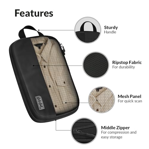4pc Large Compression Packing Cubes for Travel (5 Count)