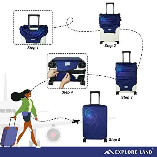 Travel Luggage Cover Fits 18