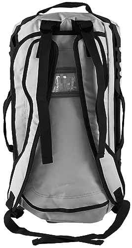 Trailhead Duffel Bag Shoulder Straps Waterproof Light Grey