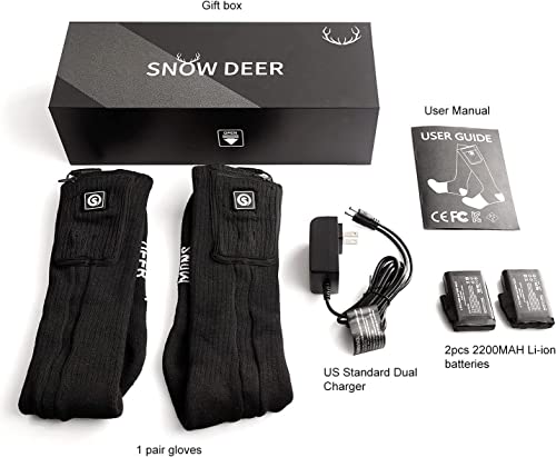 Upgraded Rechargeable Electric Heated Socks