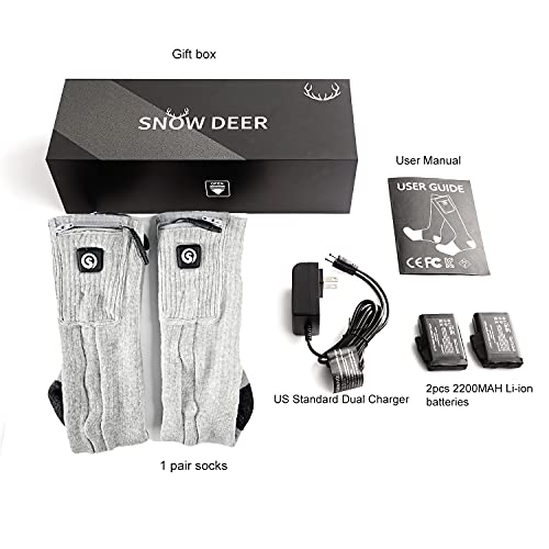 Upgraded Rechargeable Electric Heated Socks (24.6918 Ounce)
