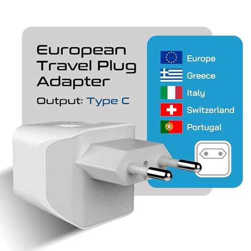 3 in 1 European Travel Plug Adapter