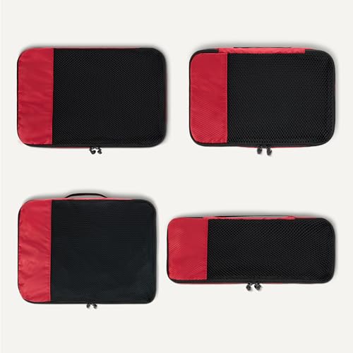 4 Piece Packing Cubes Travel Accessories Set (4 Count)