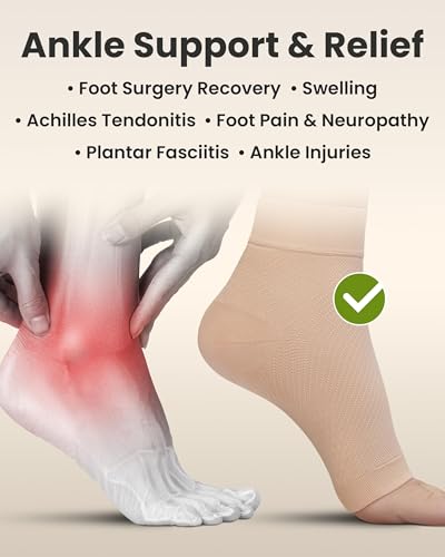 Ankle Compression Sleeve (2 Count)