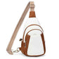 Crossbody Bags for Women Anti Theft Vegan Leather Sling Bag RFID Blocking Chest Bag for Travel
