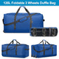 120L Foldable Rolling Duffel Bag with 3 Wheels