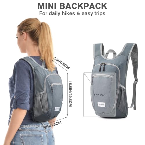 10L 15L Hiking Backpack Lightweight Packable Hiking Daypack Small Travel Outdoor Foldable Shoulder Bag