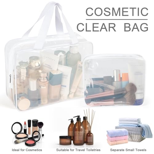 Clear Makeup Bags (6 Count)