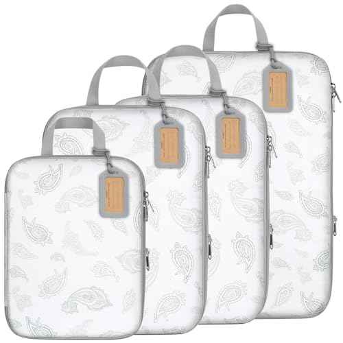 Compression Packing Cubes for Travel (4 Count)