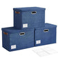 15" Fabric Storage Box with Lids (3 Count)