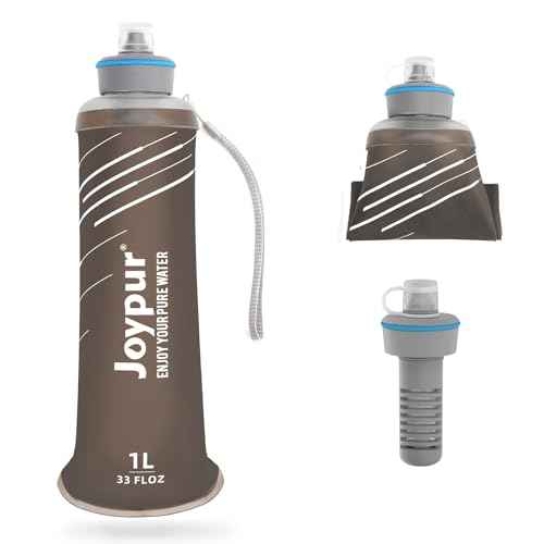 Collapsible Water Filter Bottle with 0.01 Micron Filtration (3 Count)