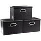 Collapsible Storage Bins with Lids [3 (3 Count)