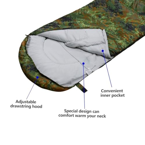 3 4 Season Sleeping Bag for Adults & Kids