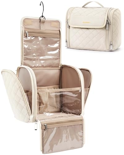 Toiletry Bag Travel Makeup Bag with Hanging Hook