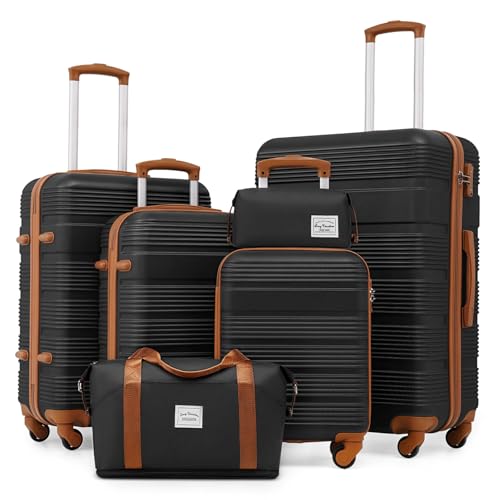 Luggage Sets with Spinner Wheels (6 Count)