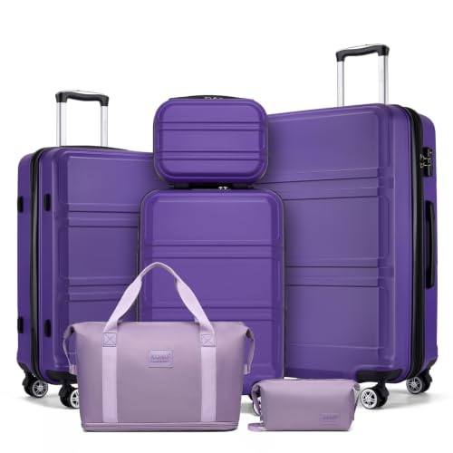 Suitcase Set 3 Piece Luggage Set Expandable with Spinner Wheels