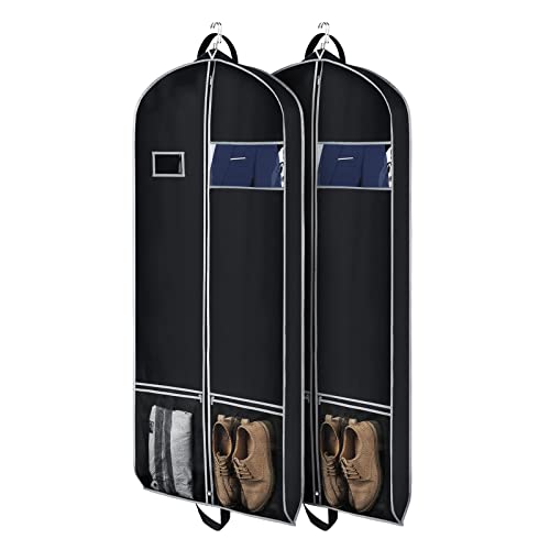Long Garment Bags for Dresses Coat Bags for Travel & Storage 60 in