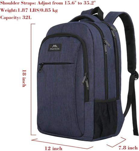 Blue Laptop Backpack