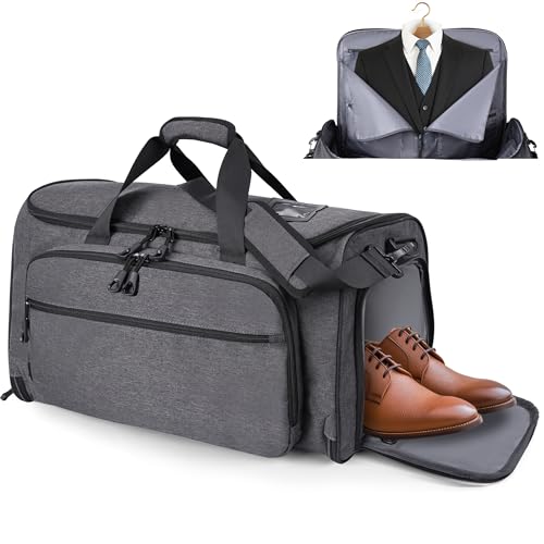 2 in 1 Garment Duffle Bags for Travel Mens Carry