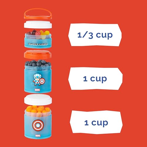 Marvel Stackable Snack Containers for Babies