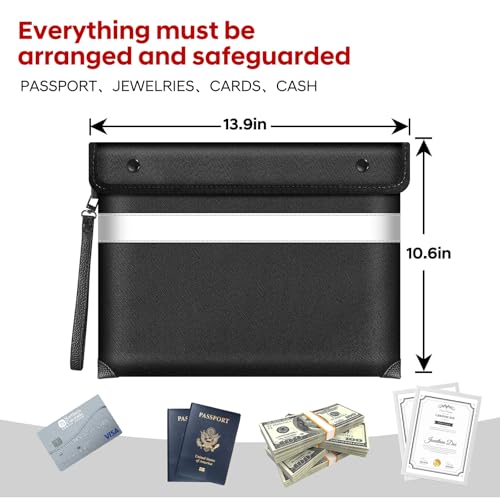 Fireproof Bag Dual Reflective Strips