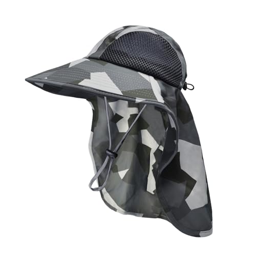 Sun Hat for Men Women with Neck Flap
