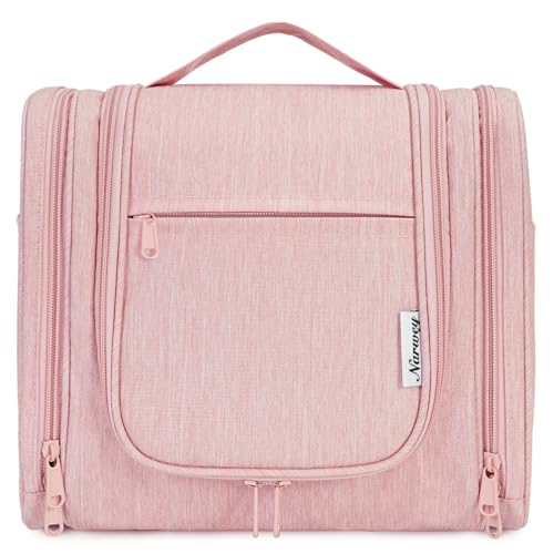 Large Hanging Toiletry Bag for Women Travel Makeup Bag Organizer Toiletries Bag Dry Wet Separation
