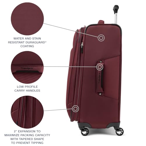 Maxlite 5 Softside Checked Luggage Spinner