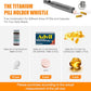 Titanium Emergency Whistle with Hidden Pill Holder Case