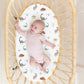 Stretch Fitted Bassinet Sheet Set BROLEX 2 Pack Cradle Sheets for Bassinet Pad (2 Count)