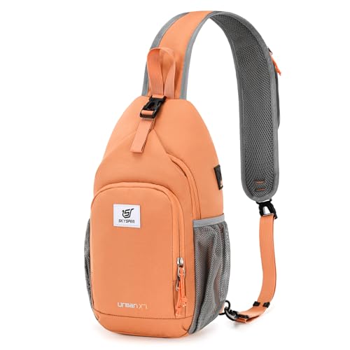 Sling Bag RFID Crossbody Sling Backpack Cross Body Shoulder Bag Travel Hiking Daypack for Women Men