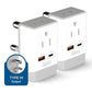 South Africa Travel 2 Pack Plug Adapter QC 3.0 & PD (2 Count)