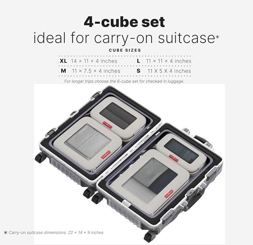 Premium Compression Packing Cubes for Travel